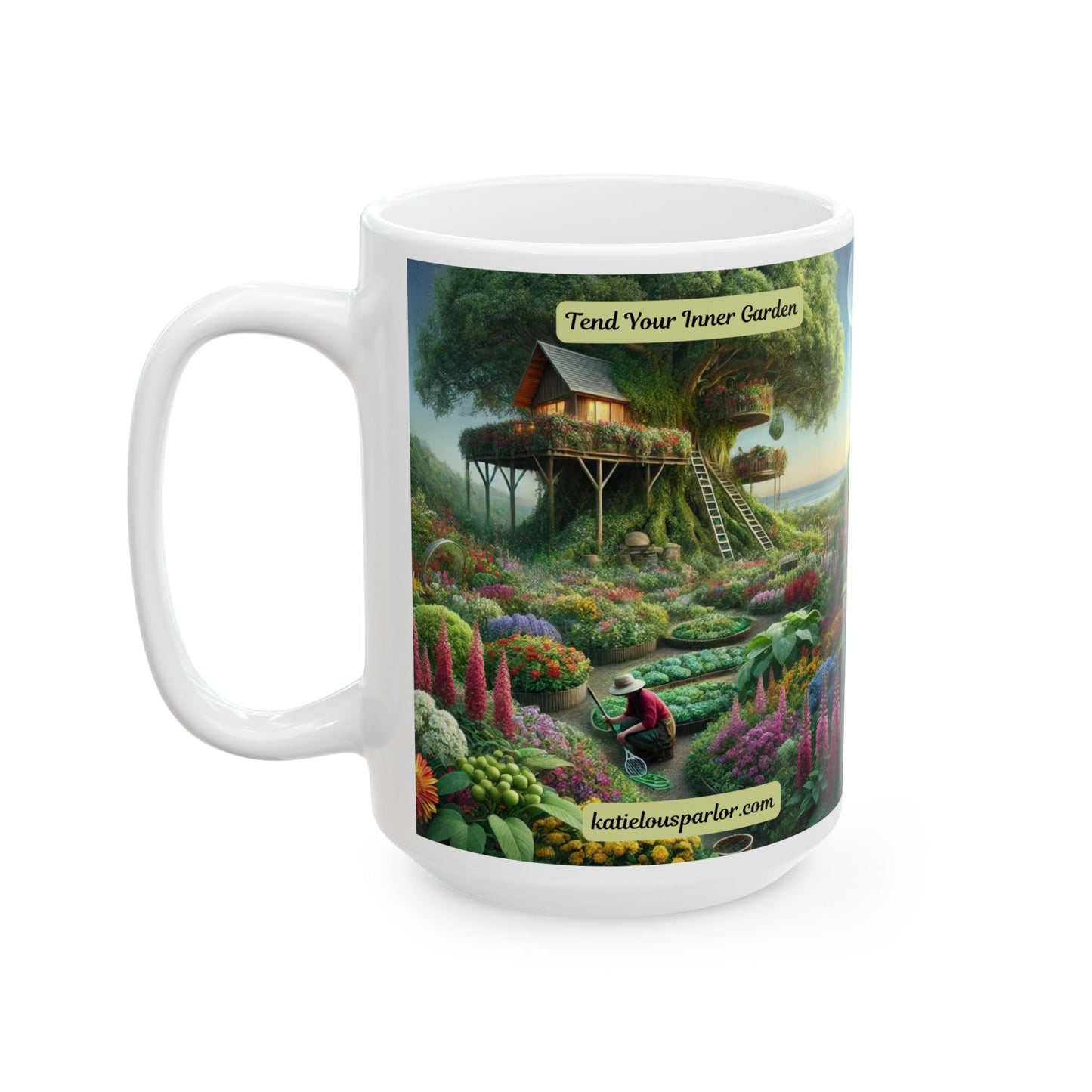 Inner Garden Ceramic Mug, (11oz, 15oz)