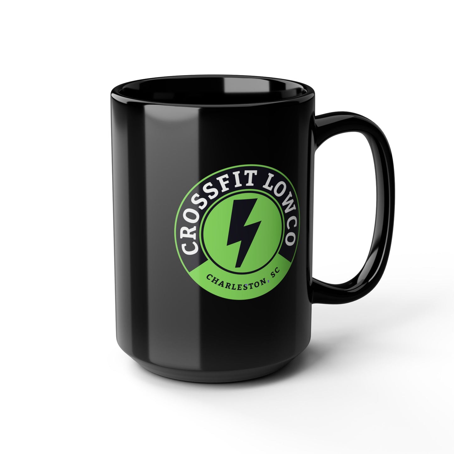 CrossFit Lowco Logo Mug - 11oz & 15oz Black Coffee Cup for Fitness Enthusiasts
