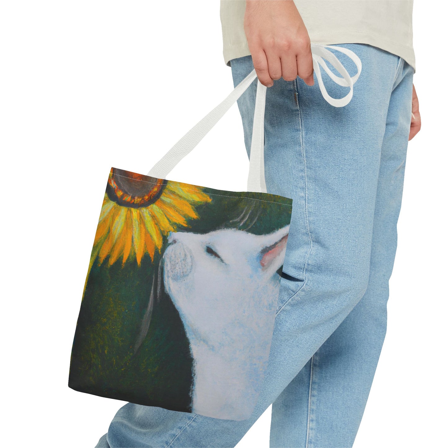 Snowflake and the Sunflower Tote Bag (AOP)