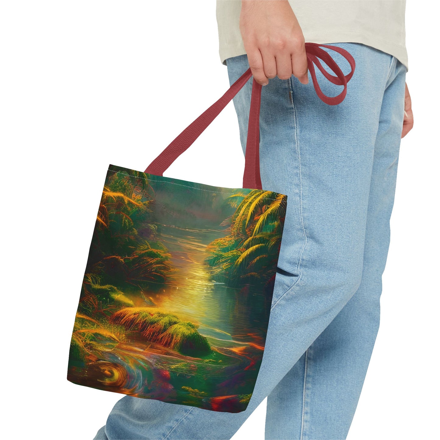 Psychedelic River Tote Bag (AOP)