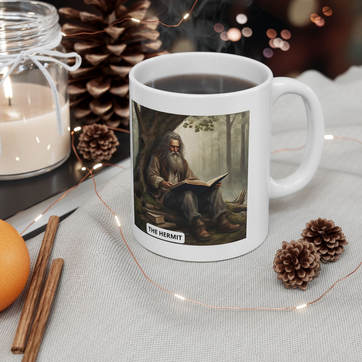 The Hermit Ceramic Mug 11oz, 15oz