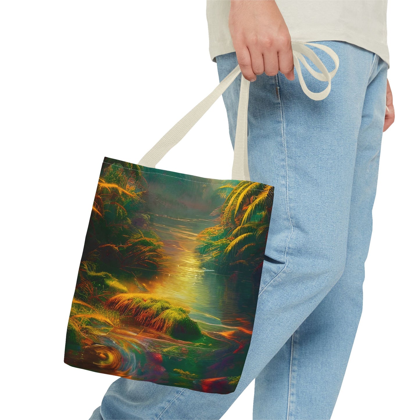 Psychedelic River Tote Bag (AOP)