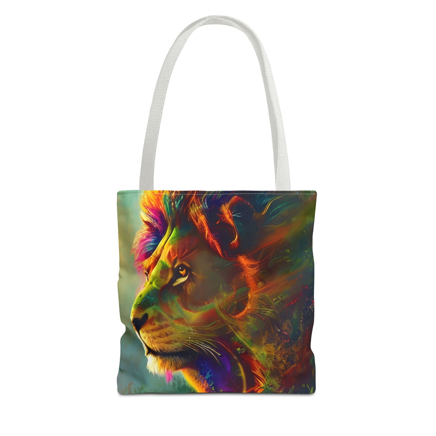 Psychedelic Lion Tote Bag (AOP)