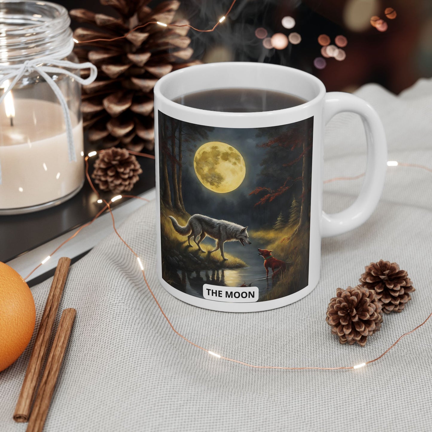 The Moon Ceramic Mug 11oz, 15oz