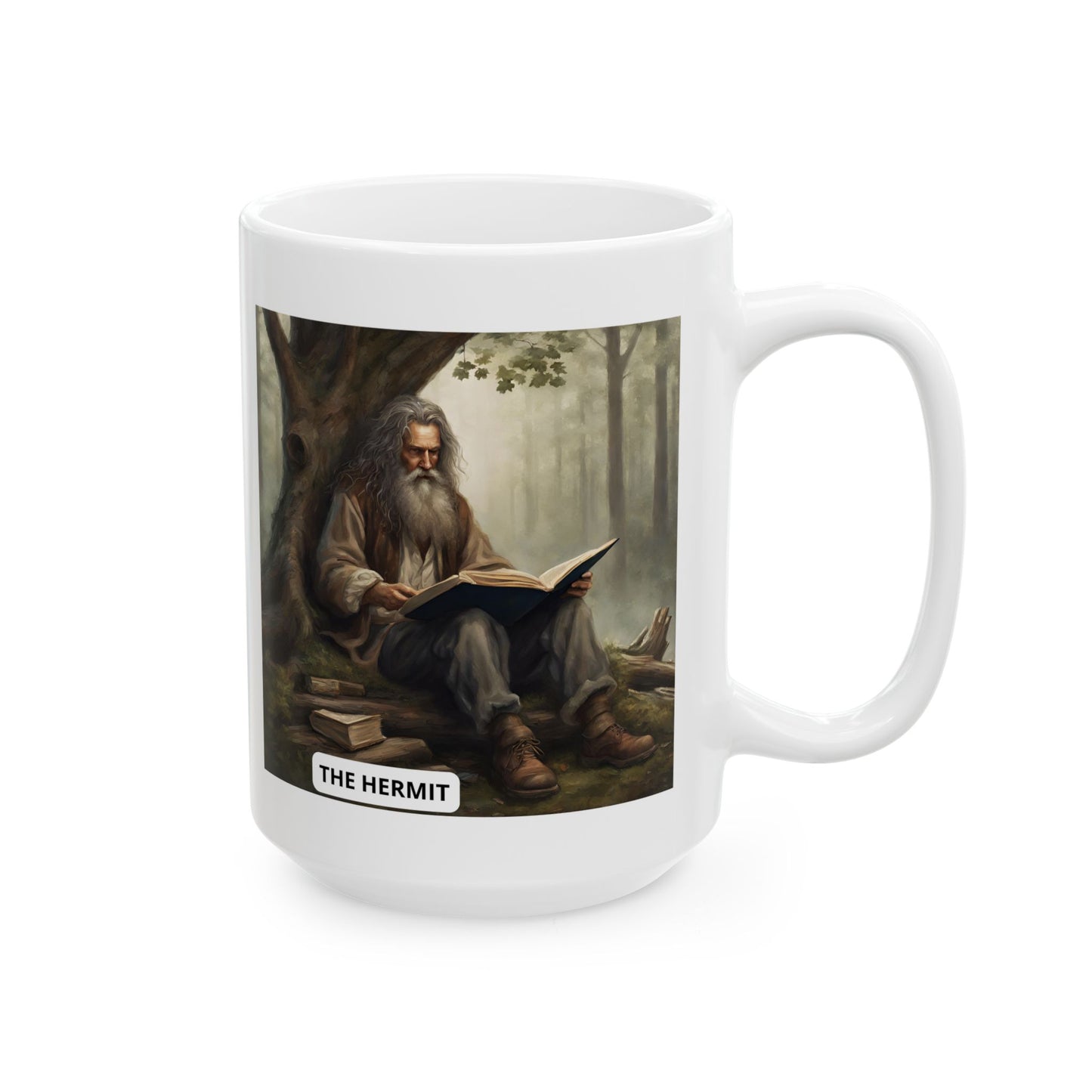 The Hermit Ceramic Mug 11oz, 15oz