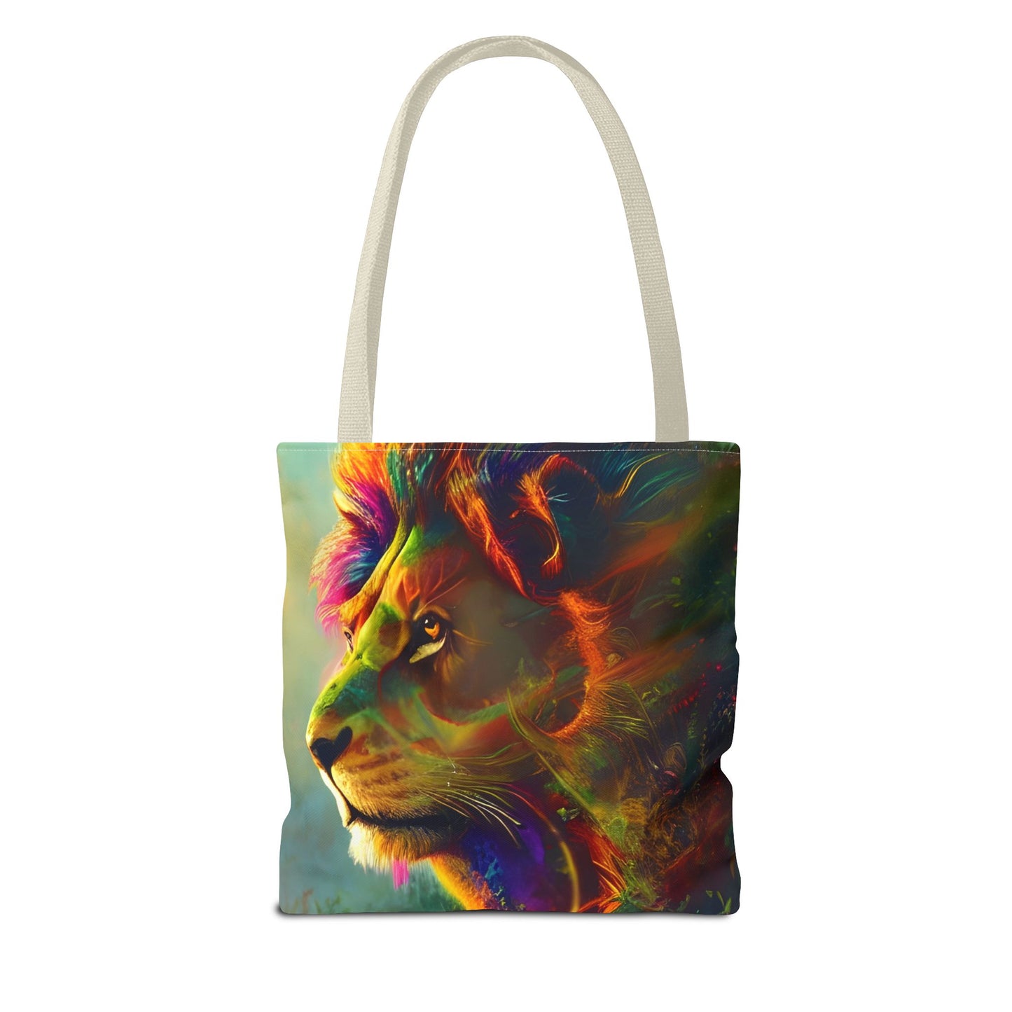 Psychedelic Lion Tote Bag (AOP)