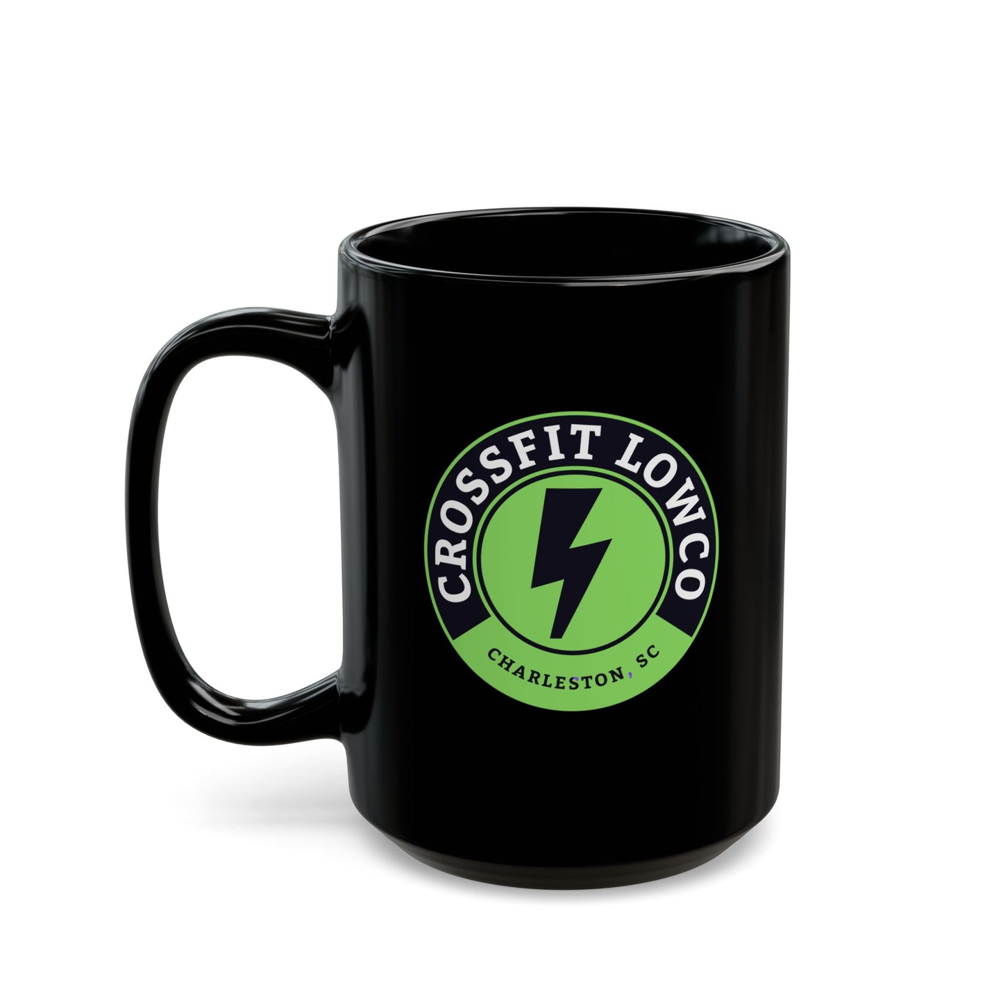 CrossFit Lowco Logo Mug - 11oz & 15oz Black Coffee Cup for Fitness Enthusiasts