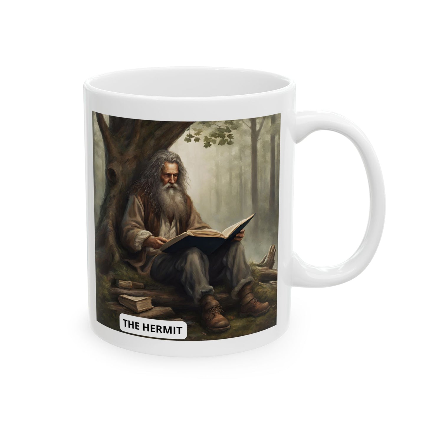 The Hermit Ceramic Mug 11oz, 15oz