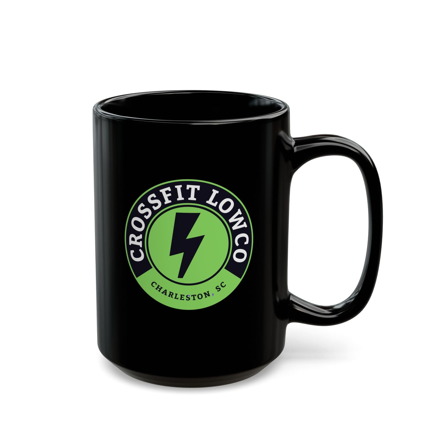 CrossFit Lowco Logo Mug - 11oz & 15oz Black Coffee Cup for Fitness Enthusiasts