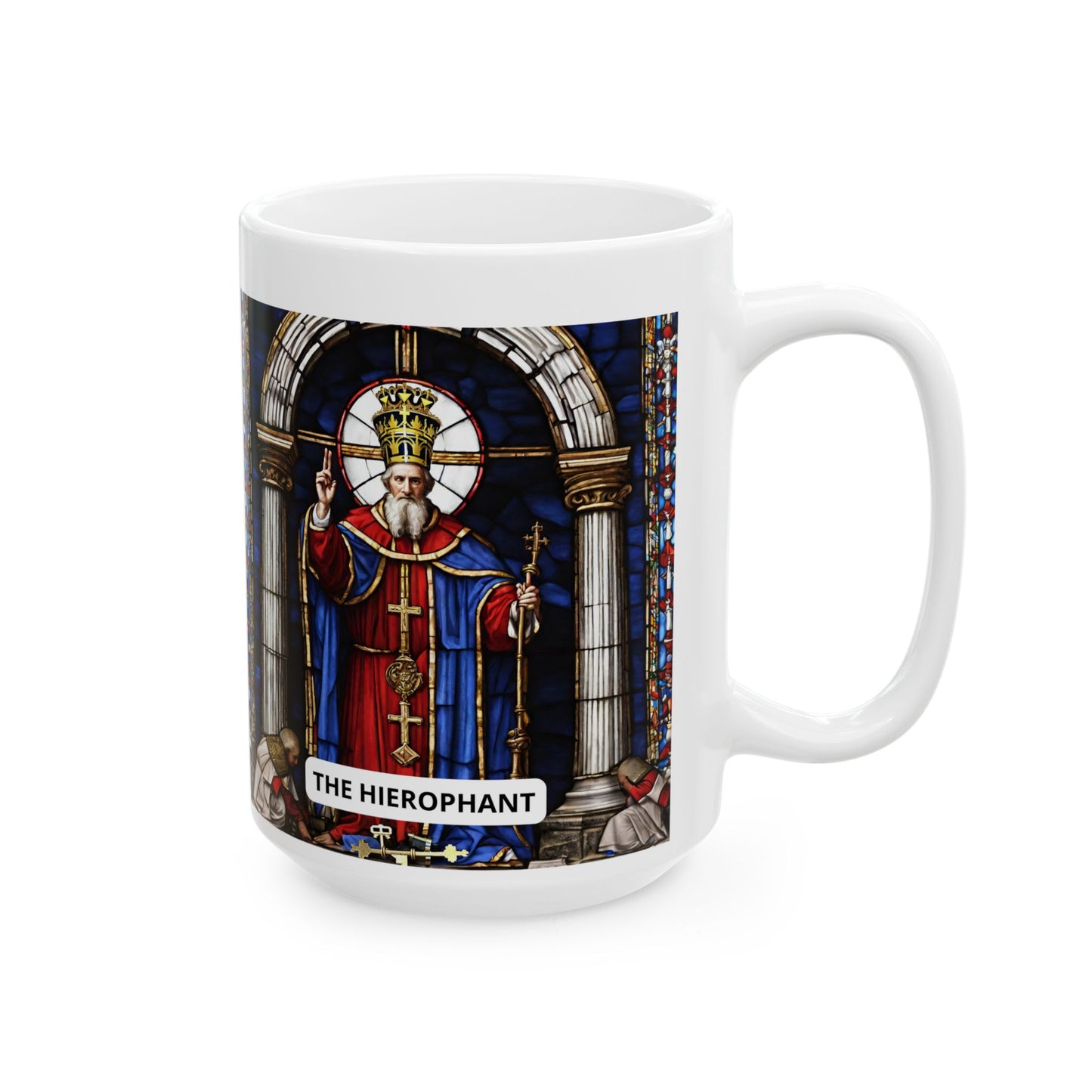 The Hierophant Ceramic Mug 11oz, 15oz