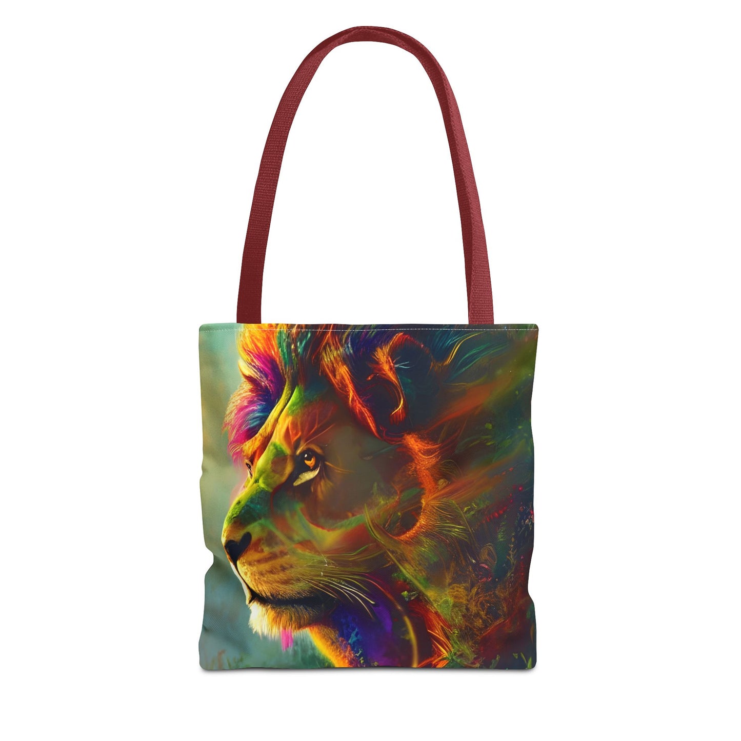 Psychedelic Lion Tote Bag (AOP)