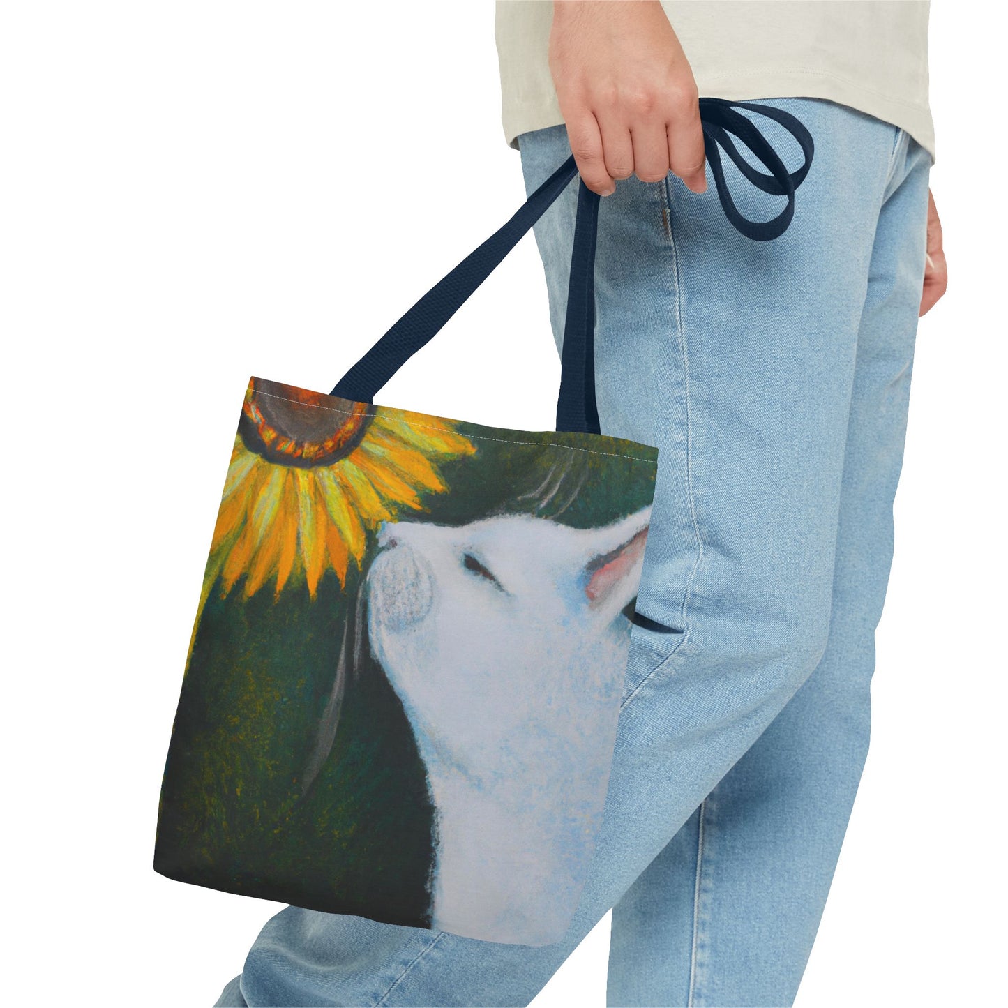 Snowflake and the Sunflower Tote Bag (AOP)