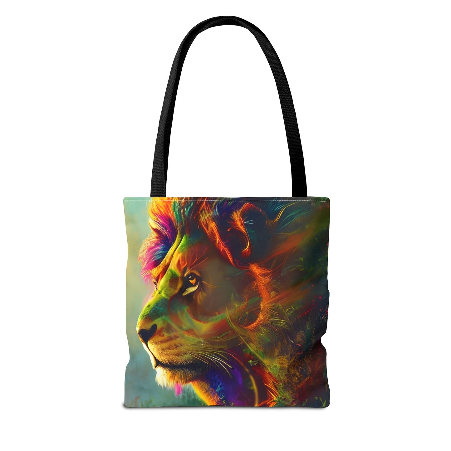 Psychedelic Lion Tote Bag (AOP)