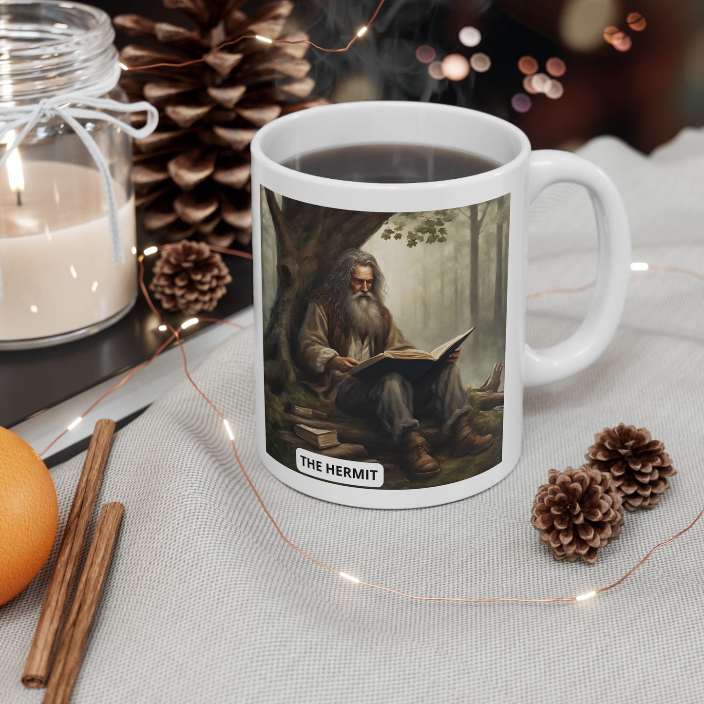 The Hermit Ceramic Mug 11oz, 15oz