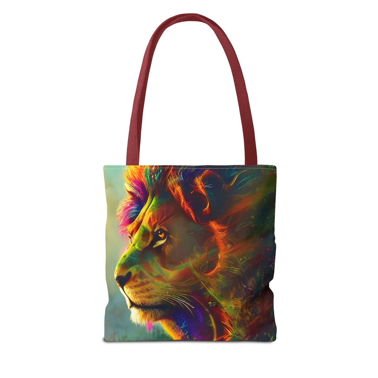 Psychedelic Lion Tote Bag (AOP)
