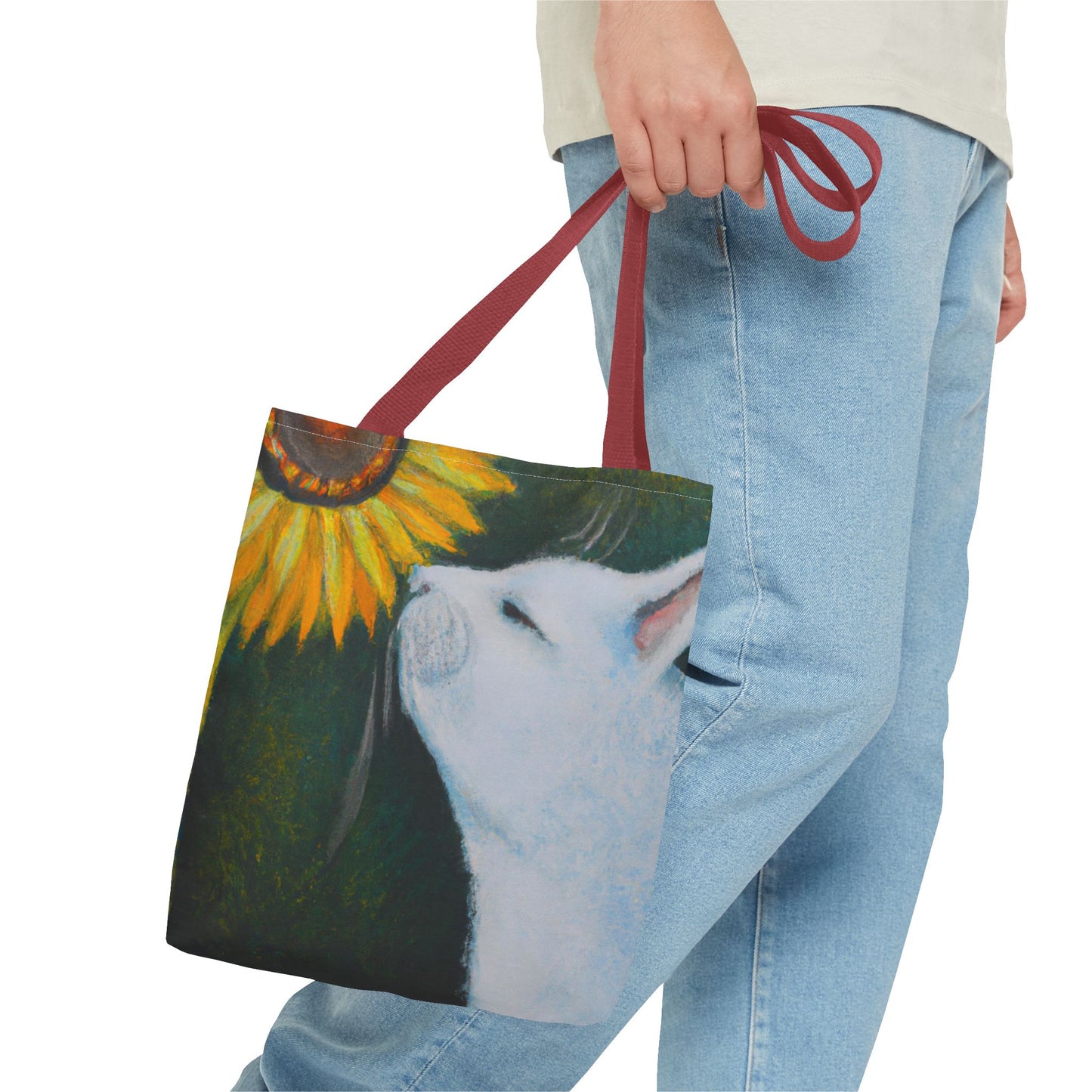 Snowflake and the Sunflower Tote Bag (AOP)