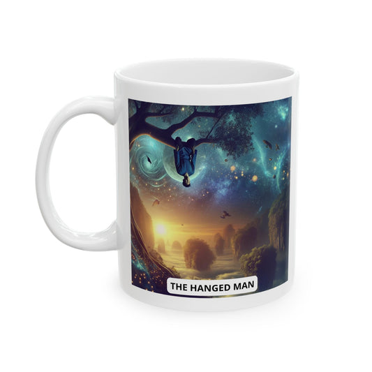Hanged Man Ceramic Mug 11oz, 15oz