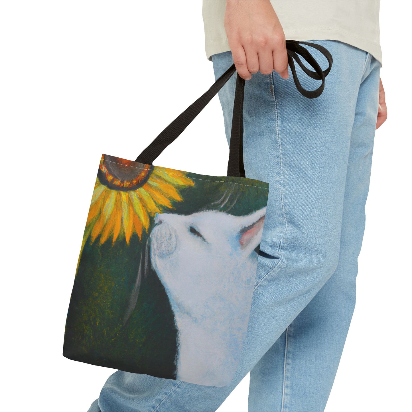Snowflake and the Sunflower Tote Bag (AOP)