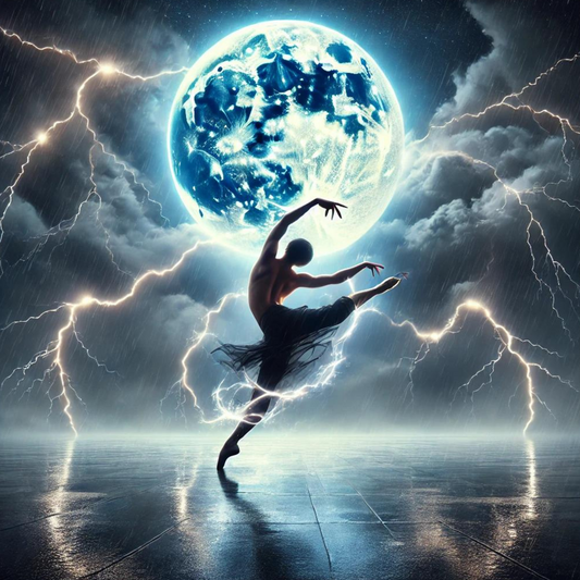 Dancing in a Lightning Storm: Full Blue Moon, August 19, 2024