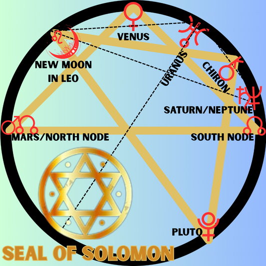 Celestial Seal of Solomon: New Moon in Leo, July 24, 2025