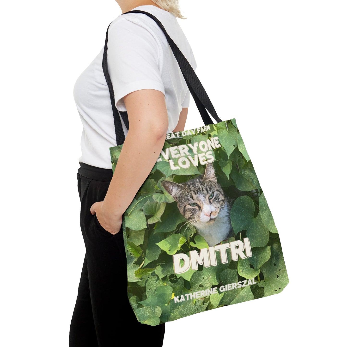 Everyone Loves Dmitri Tote Bag (AOP)-JujuVibe