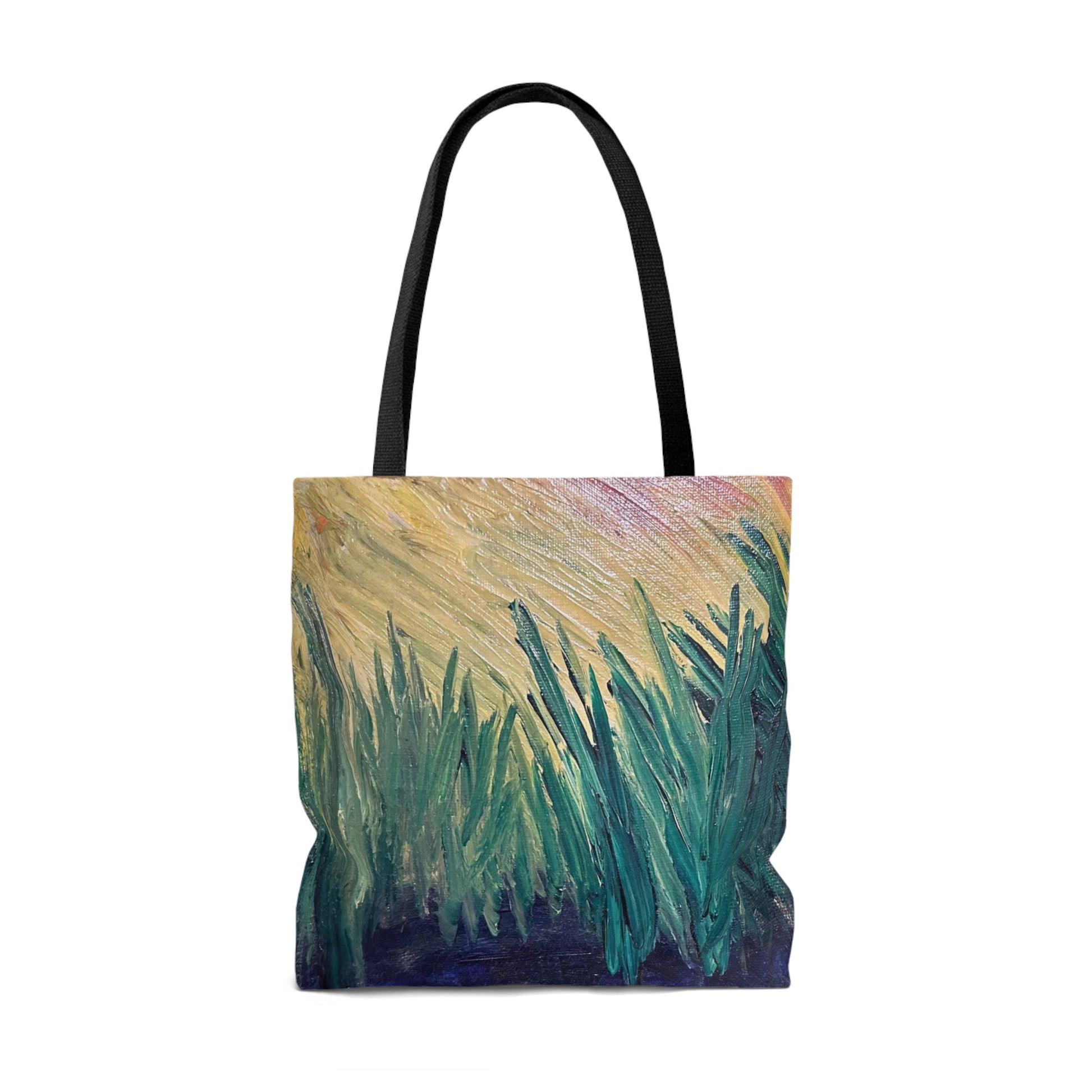 Within The Reeds Tote Bag (AOP)-JujuVibe