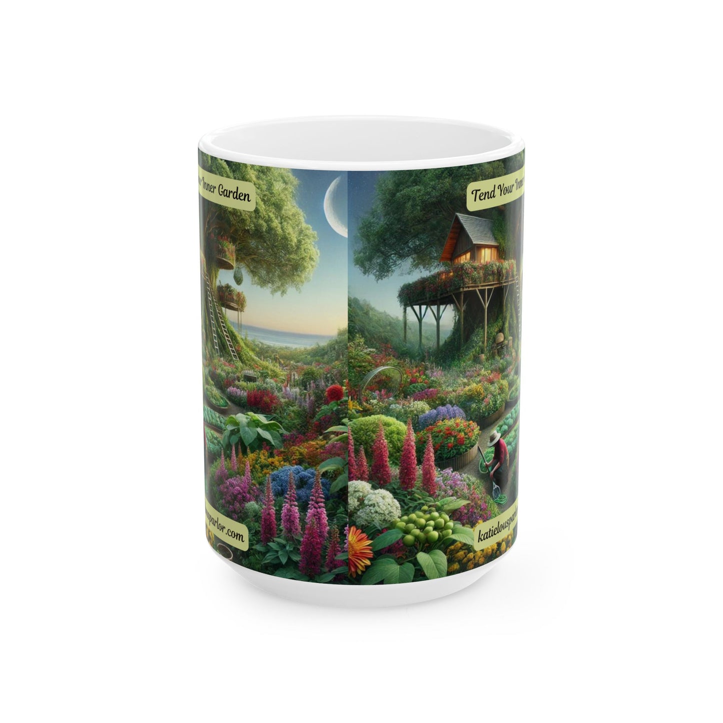 Inner Garden Ceramic Mug, (11oz, 15oz)