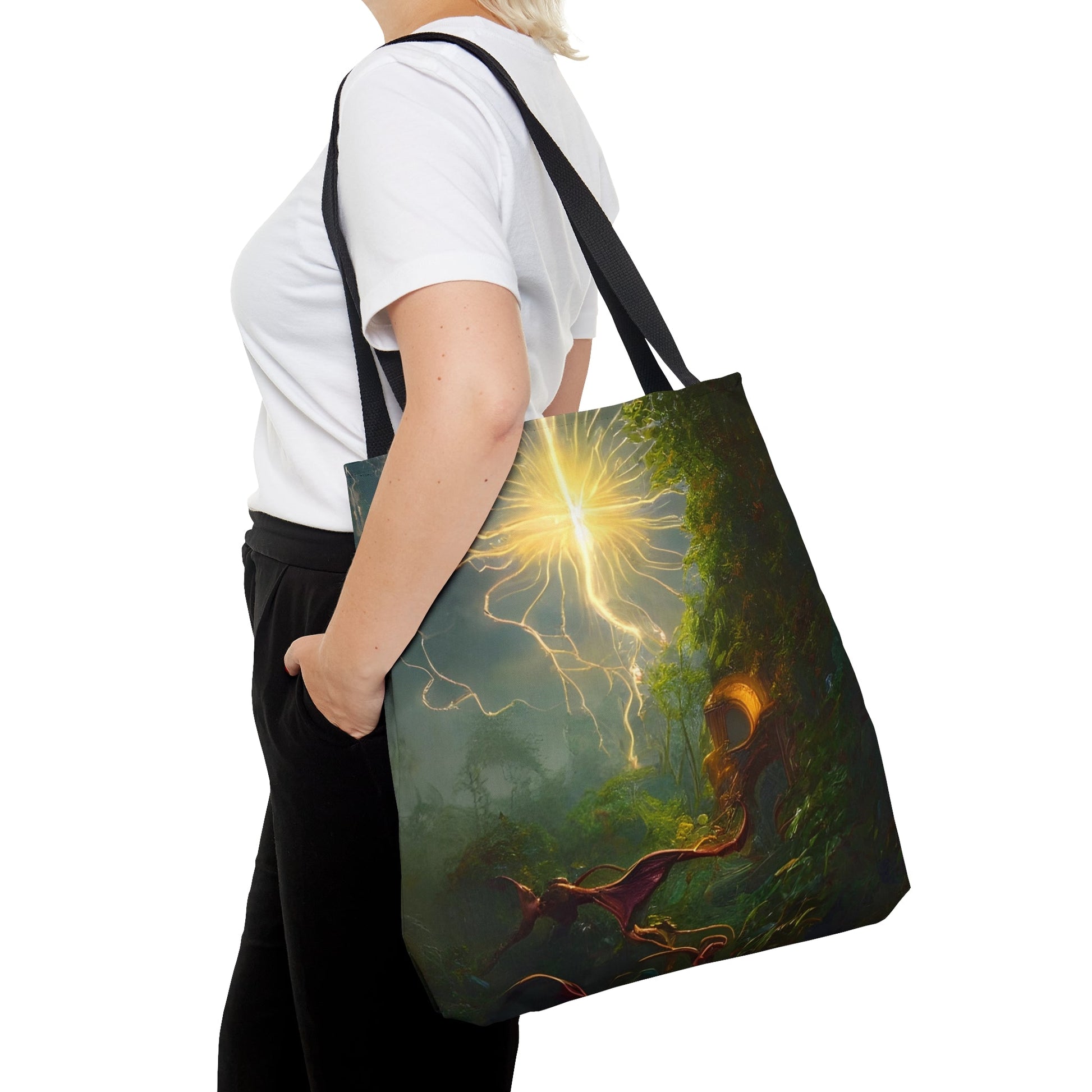 Ace of Wands Tote Bag (AOP)-JujuVibe