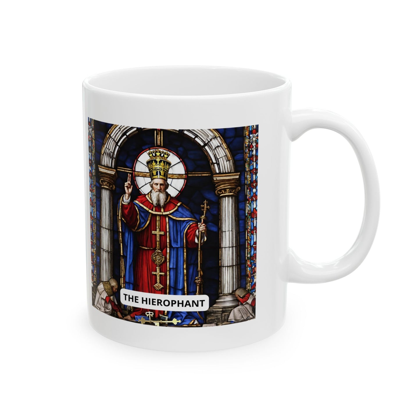 The Hierophant Ceramic Mug 11oz, 15oz