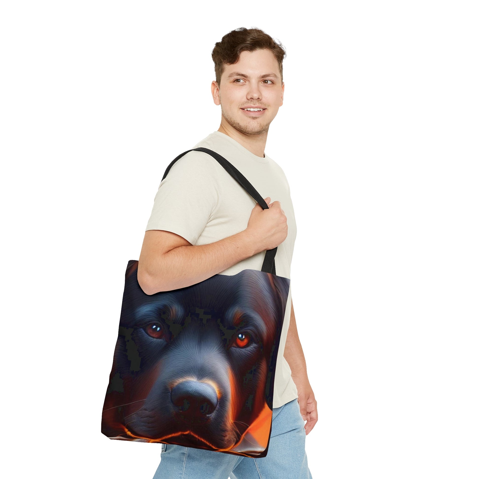 Big Beautiful Dog Tote Bag (AOP)-JujuVibe