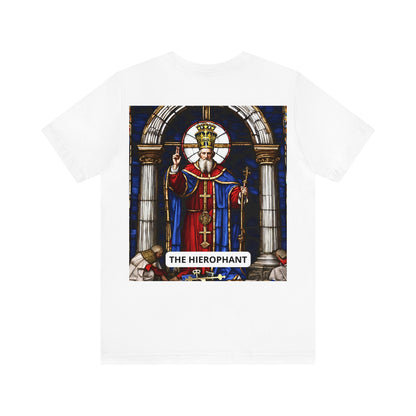 The Hierophant Unisex Jersey Short Sleeve Tee