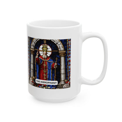 The Hierophant Ceramic Mug 11oz, 15oz