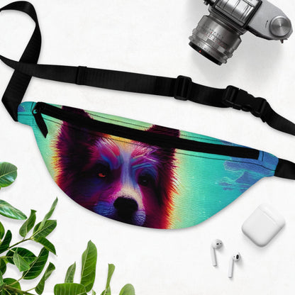 Psychedelic Doggo Fanny Pack-JujuVibe