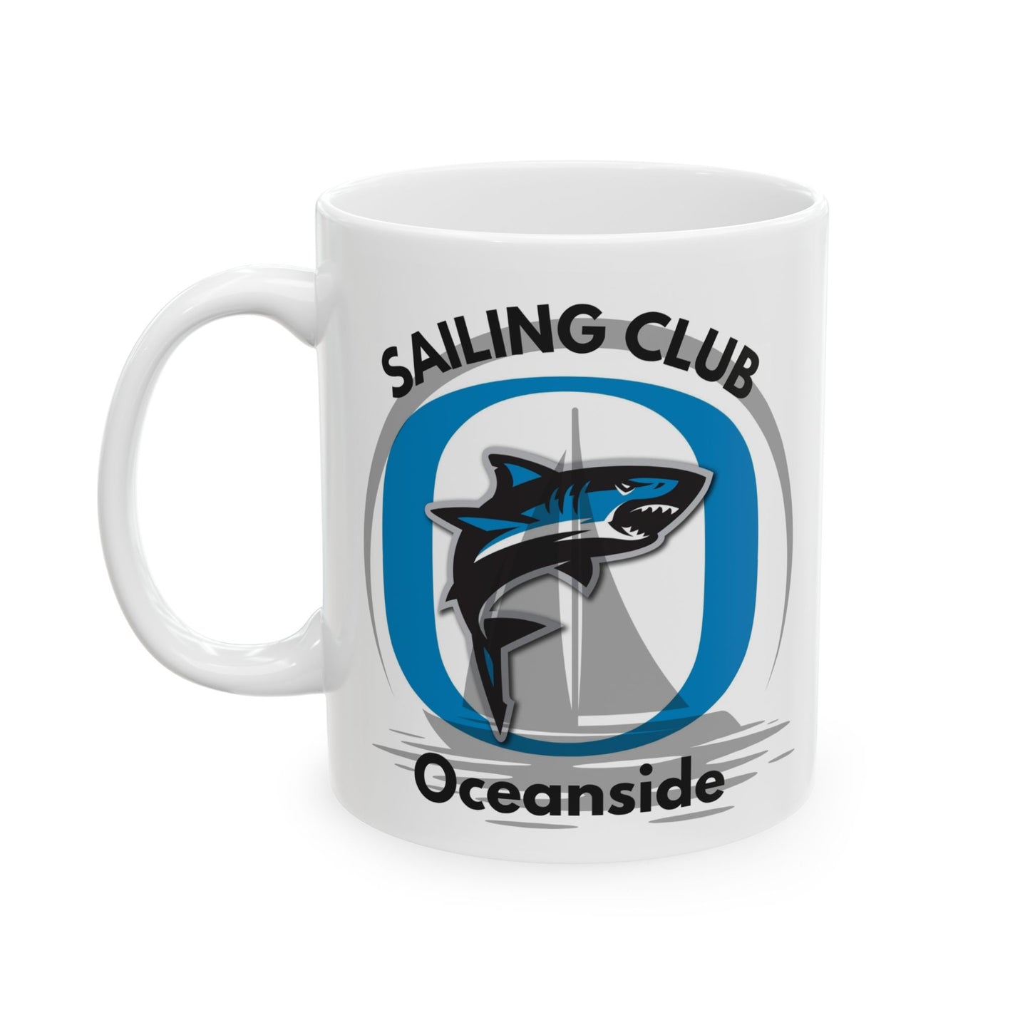 OCA Landshark Sailing Club Ceramic Mug, (11oz, 15oz)