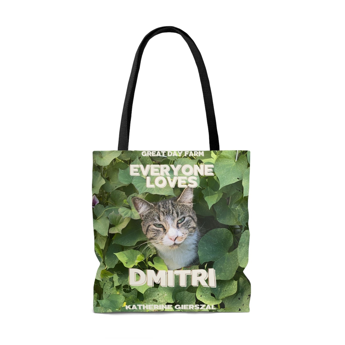 Everyone Loves Dmitri Tote Bag (AOP)-JujuVibe