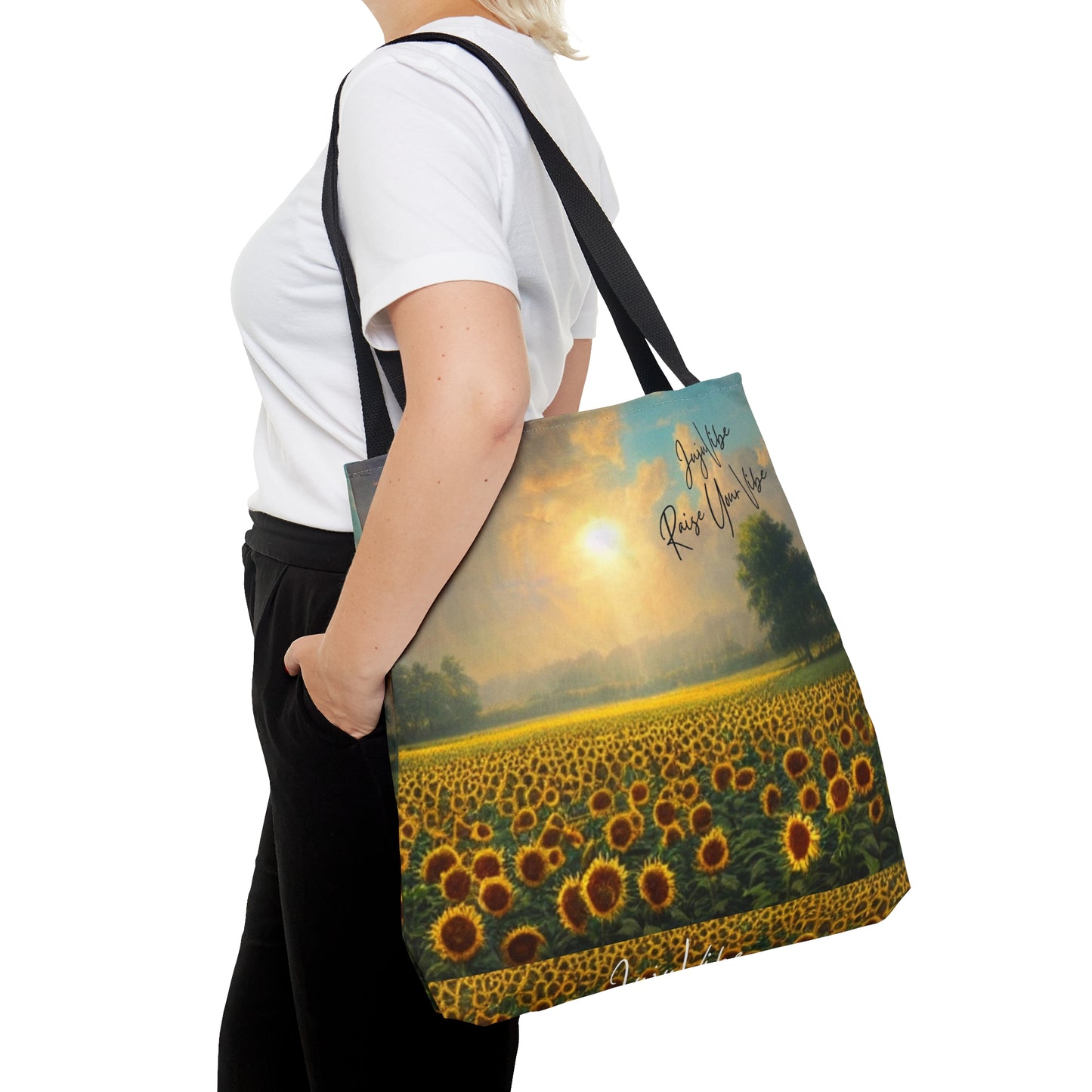 Sunflower Raise Your Vibe Tote Bag (AOP)