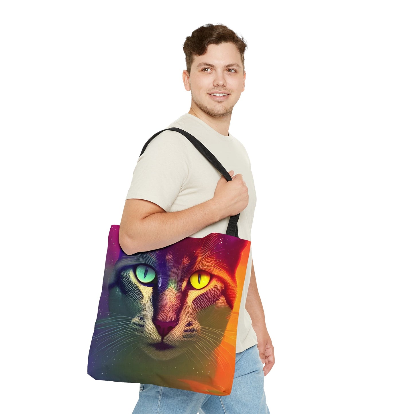 Bright Eyes Tote Bag (AOP)-JujuVibe