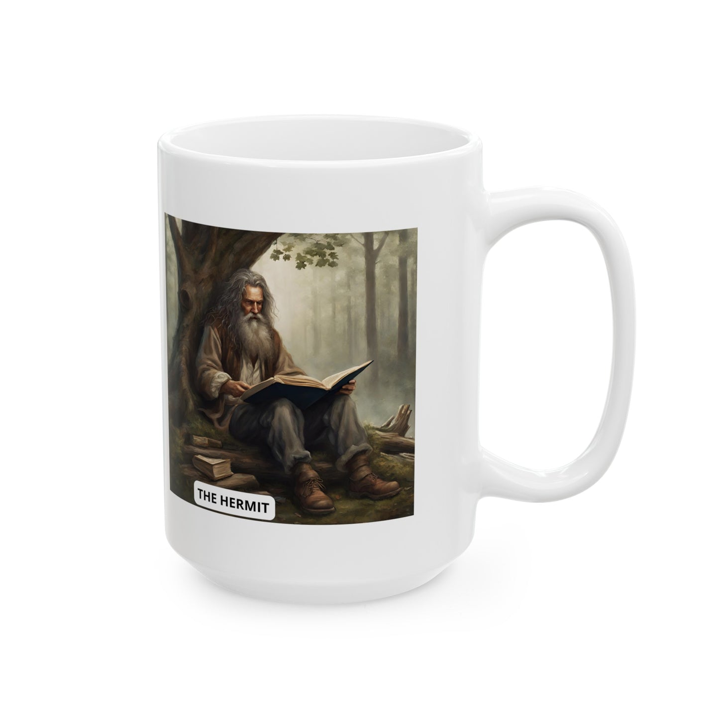 The Hermit Ceramic Mug 11oz, 15oz