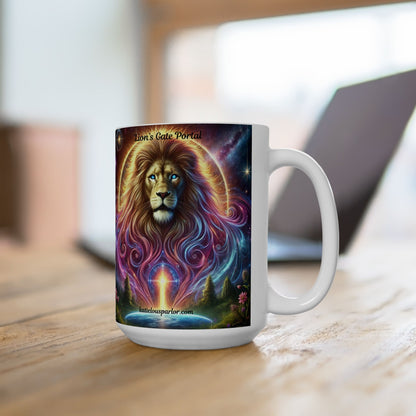 Lion's Gate Portal Ceramic Mug, (11oz, 15oz)