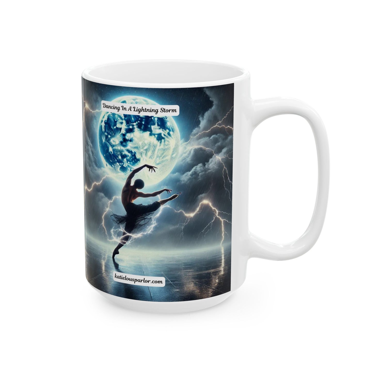 Dancing in a Lightning Storm Ceramic Mug, (11oz, 15oz)