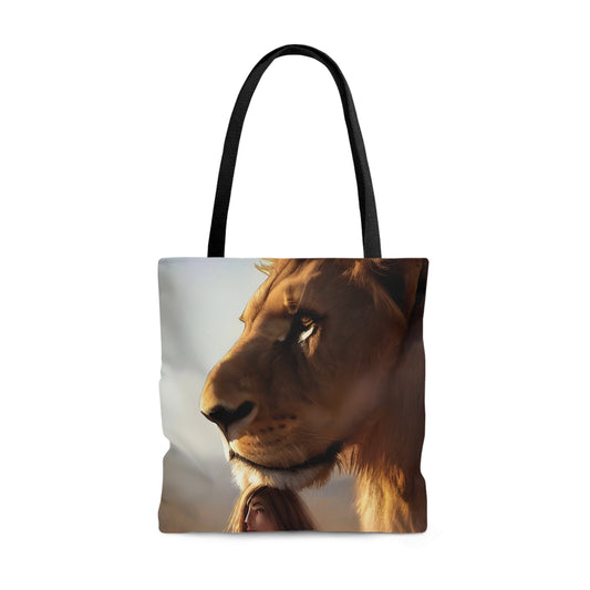 The Greatest Strength Tote Bag (AOP)-JujuVibe