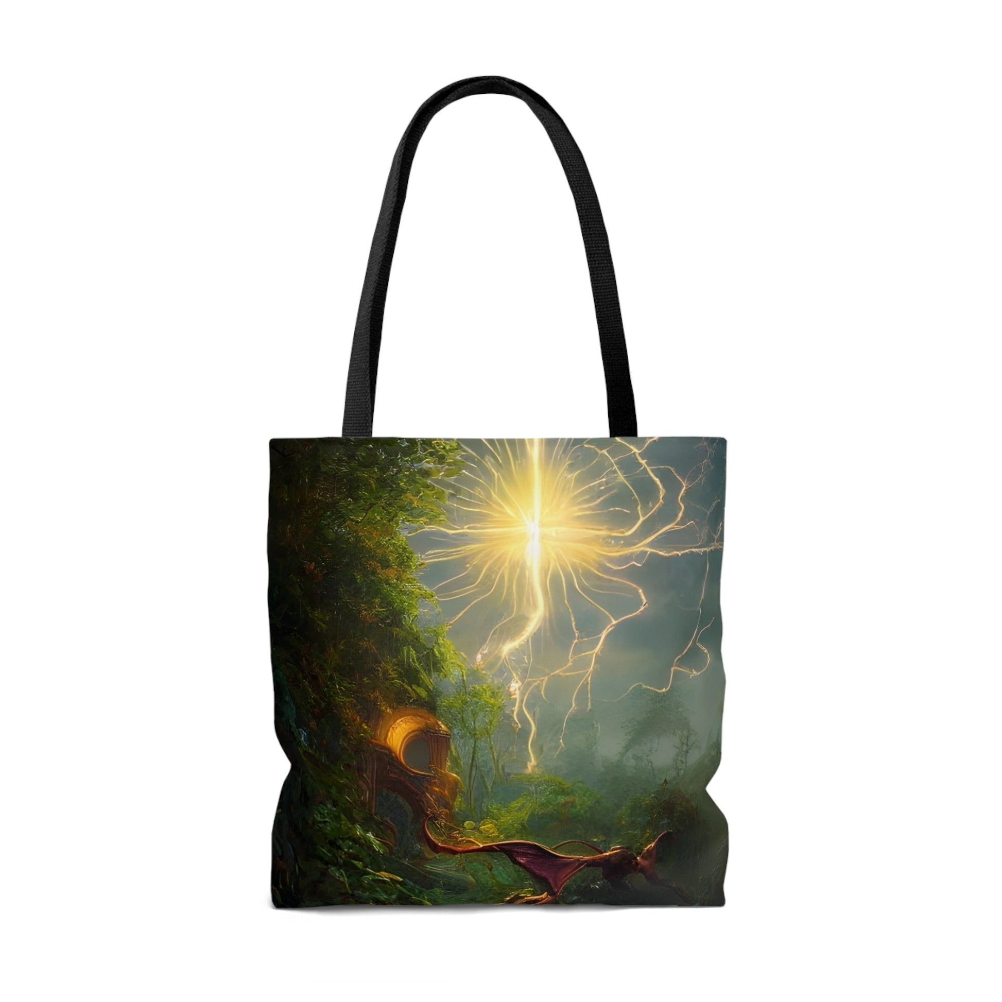 Ace of Wands Tote Bag (AOP)-JujuVibe