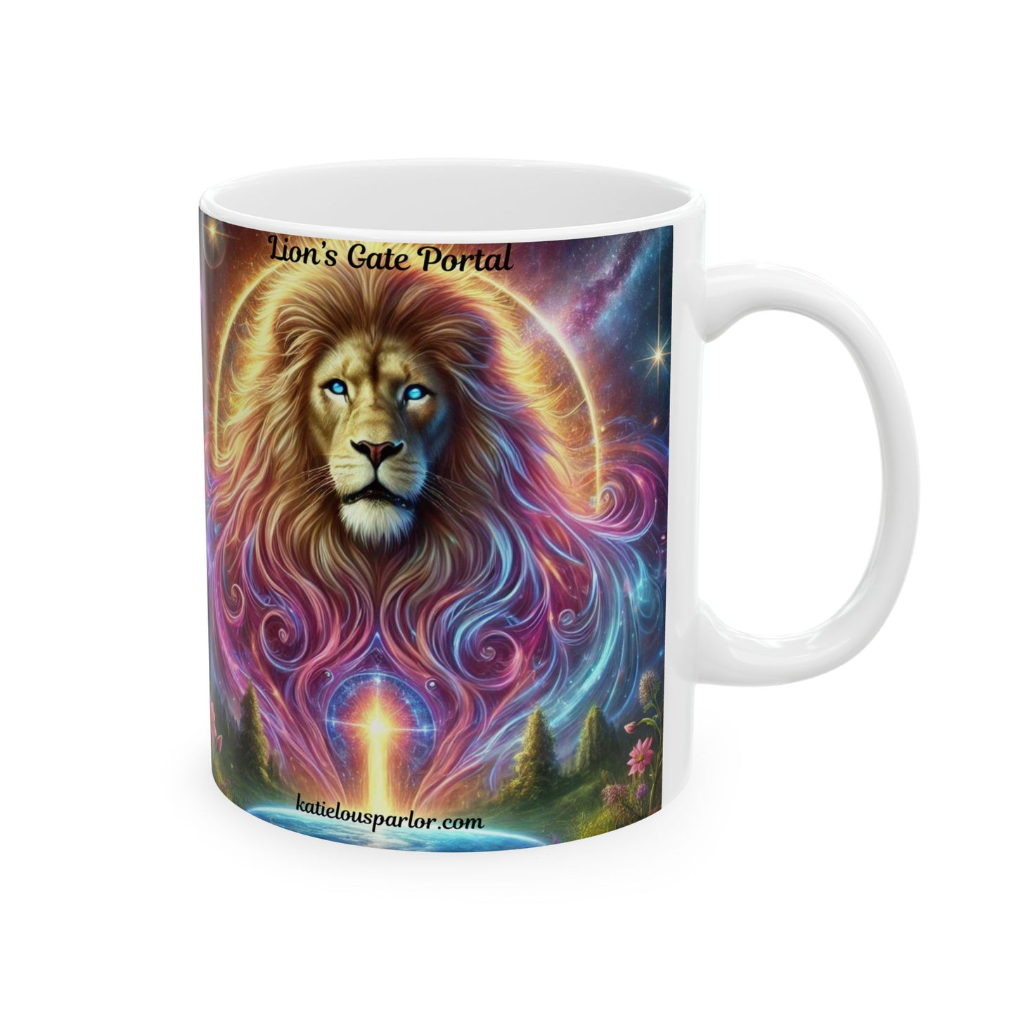 Lion's Gate Portal Ceramic Mug, (11oz, 15oz)