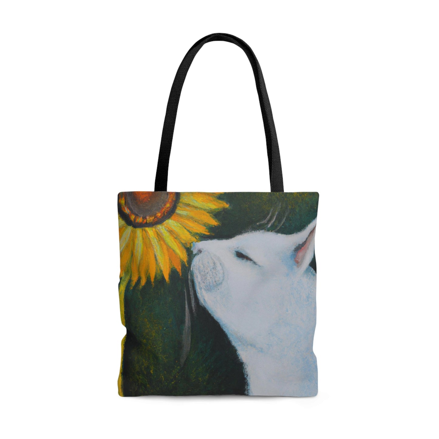 Snowflake and the Sunflower Tote Bag (AOP)-JujuVibe