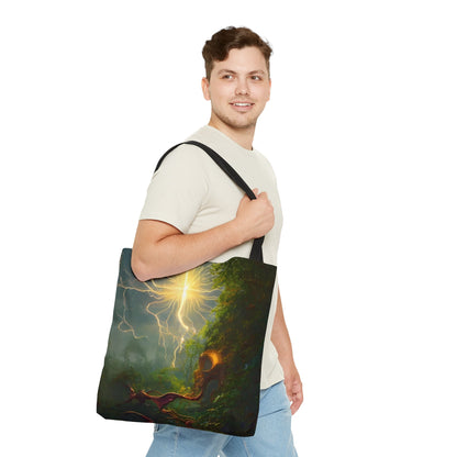 Ace of Wands Tote Bag (AOP)-JujuVibe