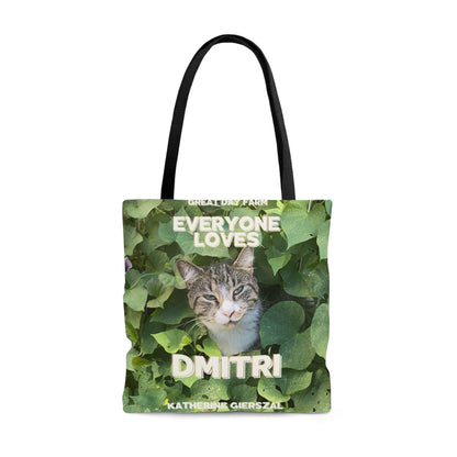 Everyone Loves Dmitri Tote Bag (AOP)-JujuVibe