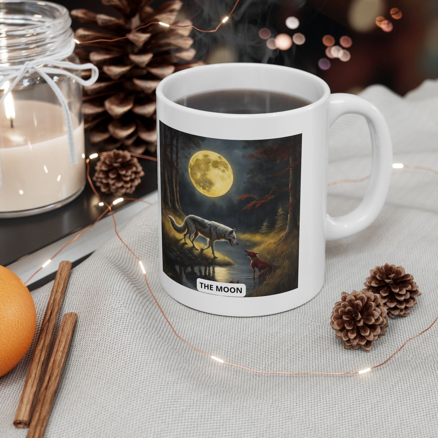 The Moon Ceramic Mug 11oz, 15oz