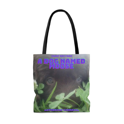 A Dog Named Moose Tote Bag (AOP)-JujuVibe