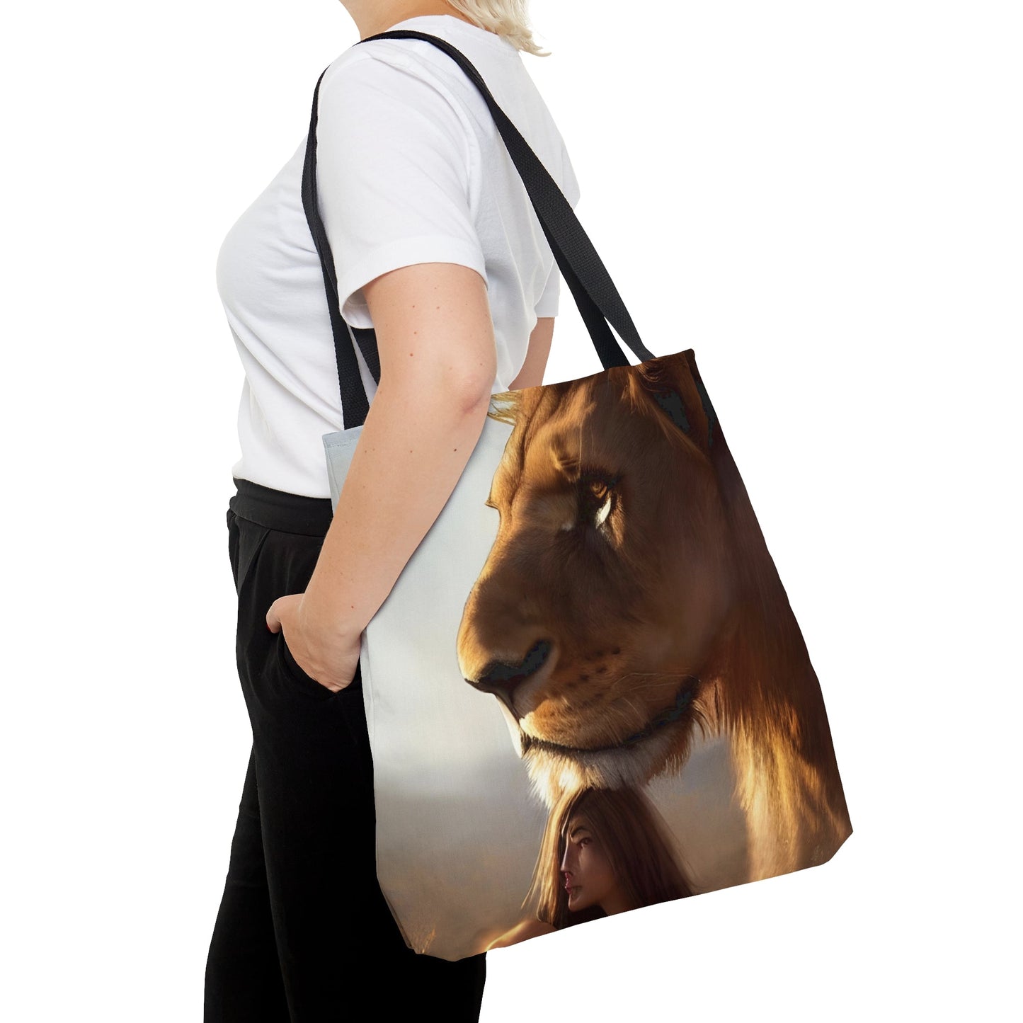 The Greatest Strength Tote Bag (AOP)-JujuVibe