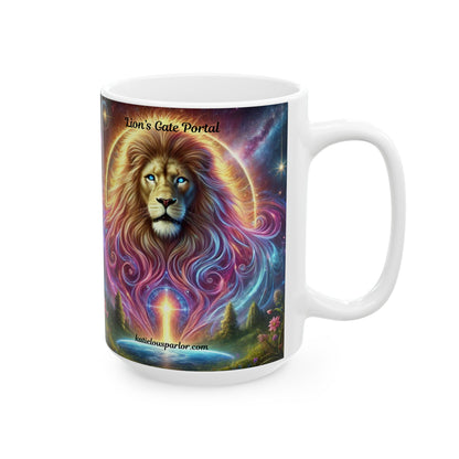 Lion's Gate Portal Ceramic Mug, (11oz, 15oz)